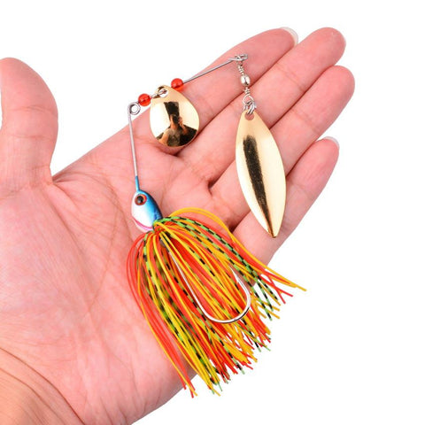 1pcs Spinner Bait 10G 16G 17G Metal Lure Hard Fishing Lure Spinner Lure Spinnerbait -OS00394-Veeddydropshipping