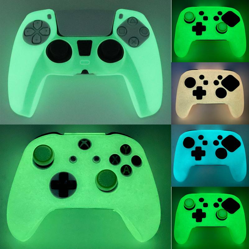 Glowing in The Dark Game Controller Cover For PS3 PS4 PS5 Xbox Switch-CE01380-Veeddydropshipping