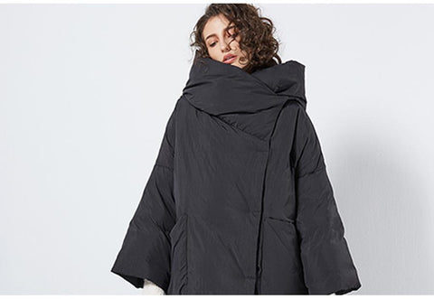 Winter Womens Oversized Hooded Parkas Coats-Veeddydropshipping