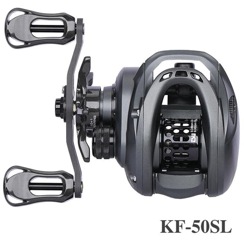 135g Bait Finesse Low Profile Baitcast Reel Dark Wolf 50S 4kg Ligh Game Casting Fishing -OS00378-Veeddydropshipping