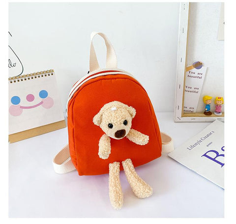 Children's Plush Bear Bag Backpack Messenger Bag-TB00024-Veeddydropshipping