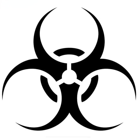 Biohazard Signs Car Decoration Waterproof and Sunscreen-AM00807-Veeddydropshipping