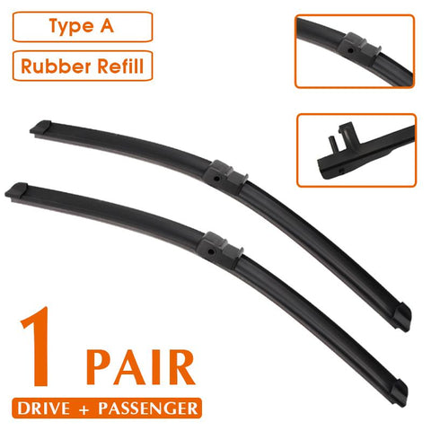 Car Wiper Blade For Saturn Astra 2008-2009 Windshield Rubber Silicon Refill-AM00209-Veeddydropshipping