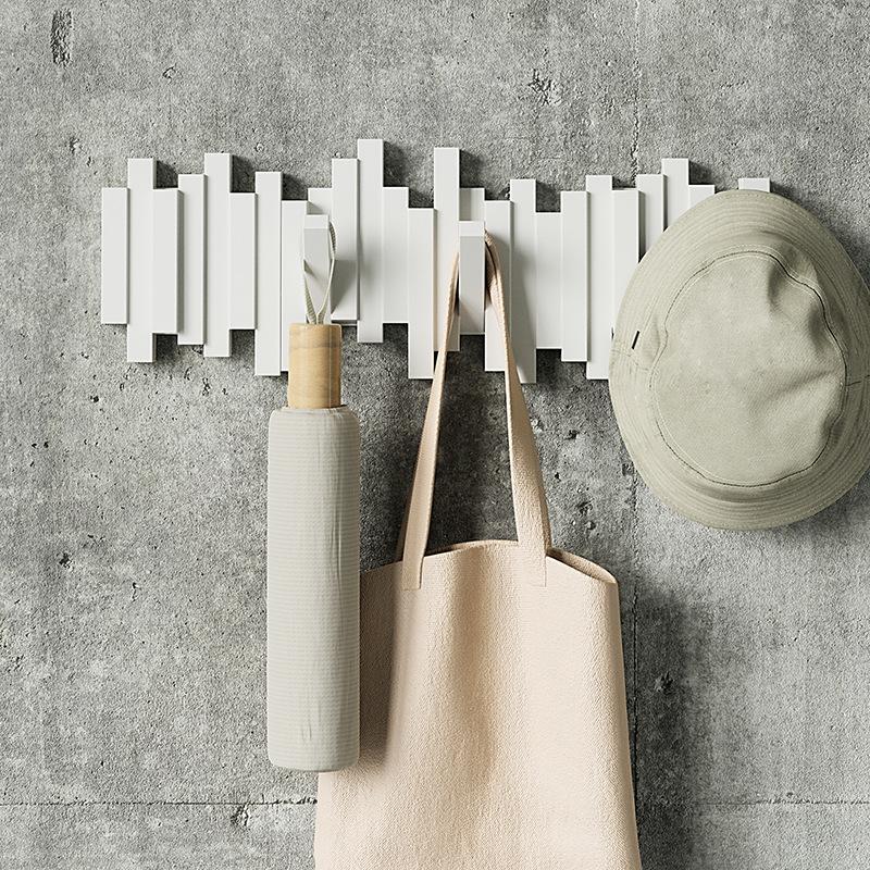 Stake Wall Coat Rack Clothing Rack Flip-HA01584-Veeddydropshipping