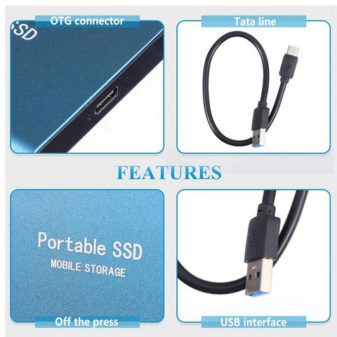 Portable SSD Hard Drive  Solid State-CO00895-Veeddydropshipping