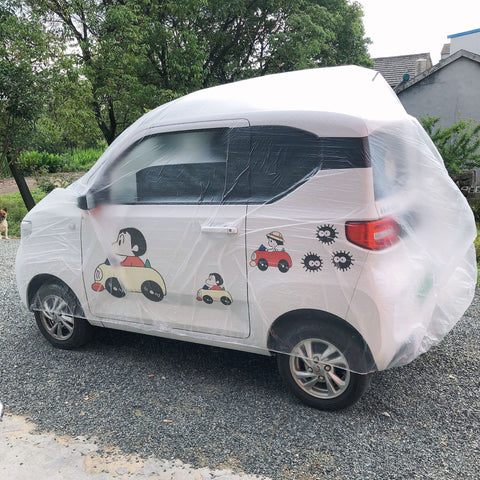 Waterproof Dustproof Disposable Car Covers Size M-XL Transparent-AM00862-Veeddydropshipping