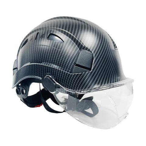 Carbon Fiber Pattern Safety Helmet With   Hard Hats-CO00673-Veeddydropshipping
