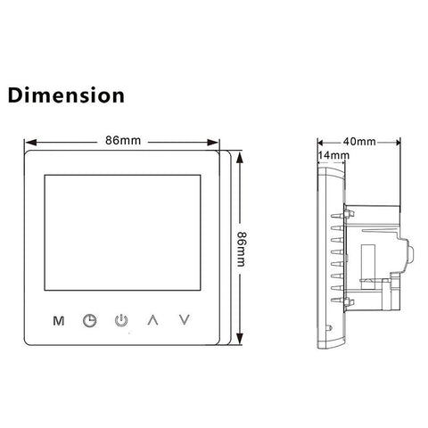 ME81H Wifi Smart Thermostat Electric Floor Heating Gas Boiler Temperature-TI01052-Veeddydropshipping