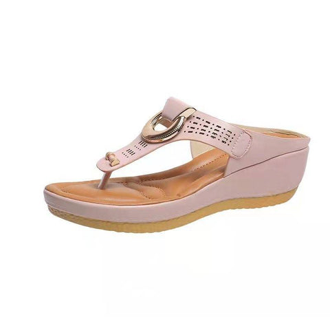 Wedge Platform Sandals Outdoor Casual Open-Toed Shoes-BS01143-Veeddydropshipping
