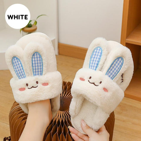 Rabbit Couples Winter Shoes Warm Plush Anti-slip-BS01169-Veeddydropshipping