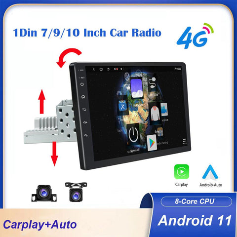 Android 11 1 Din Radio Stereo Car Multimedia Video Player For Carplay-AM00532-Veeddydropshipping