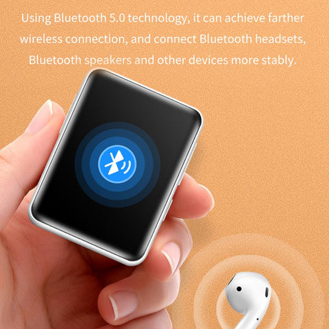 Mini Portable MP3 Player Walkman Touch Screen Bluetooth Small Music -CE01289-Veeddydropshipping