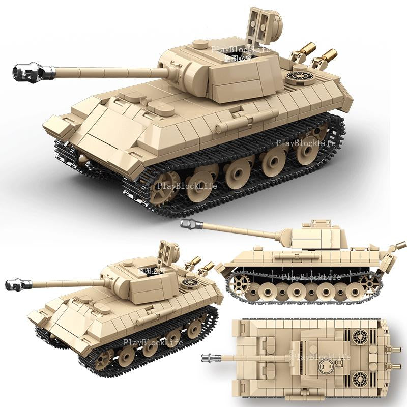 WW2 Military Model Series World War II German Panther Medium Tank-TB01493-Veeddydropshipping