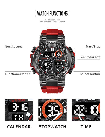 Sport Watch Men Watches Waterproof Time  Watches -JW00762-Veeddydropshipping