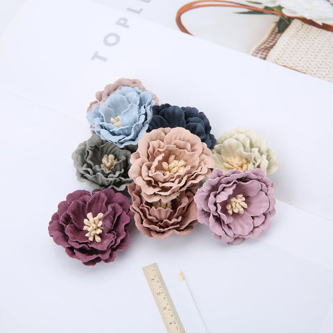 Artificial Microfiber Fake Flowes Heads-HA00705-Veeddydropshipping