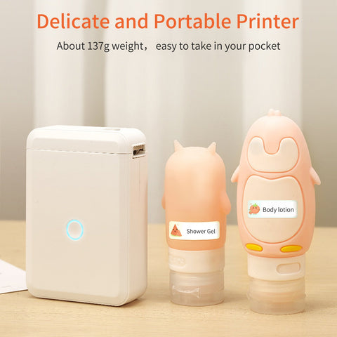 Wireless label printer pocket handheld printer thermal price label sticker marking-Veeddydropshipping