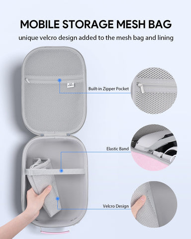 Hard Carrying Case Compatible with Meta/Oculus Quest 2 Virtual Reality -CE01206-Veeddydropshipping