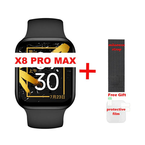 New Upgrade Version X8 Pro Max Smart Watch 1.92inch Polish Black -CE00570-Veeddydropshipping