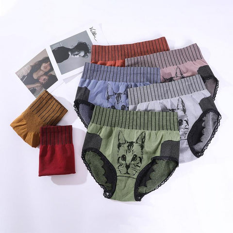 Women High Waist Panties Slimming Underwear-WF00977-Veeddydropshipping