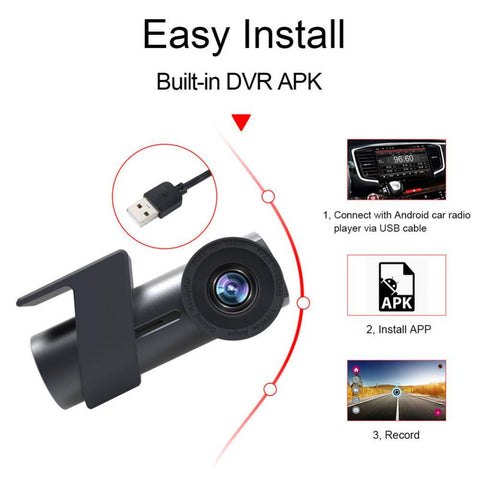 Dash Cam For Car HD Night Vision WIFI Dual-lens Vehicle DVR USB-AM00710-Veeddydropshipping