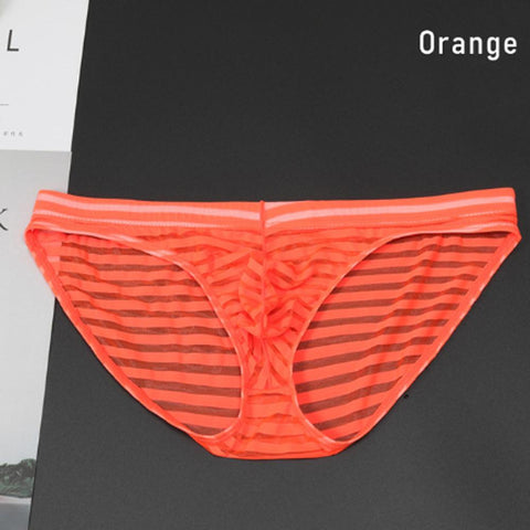 Ultra-Thin Transparent Mesh Bulge Pouch Underpants Breathable-MF01700-Veeddydropshipping