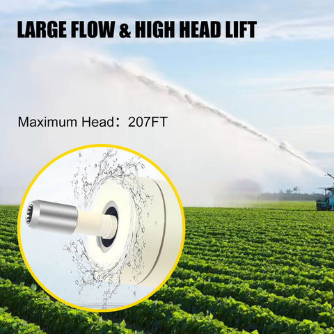 Submersible Deep Well Pump With  Cable-TI00690-Veeddydropshipping