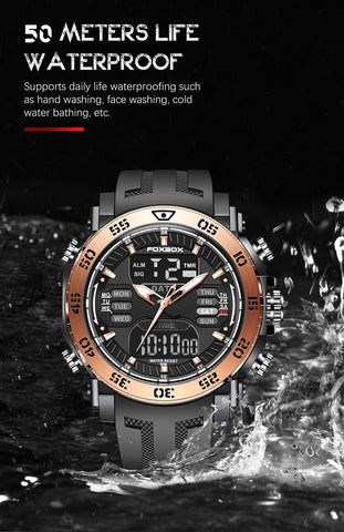Quartz Man Watches Military Sports Digital Dual Display Watch-JW00797-Veeddydropshipping