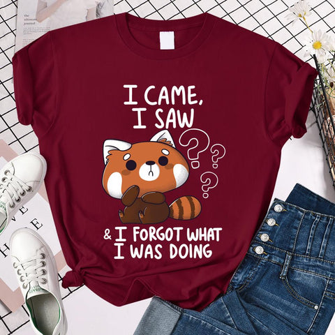 Forgot What I Was Doing Tee Shirts Short