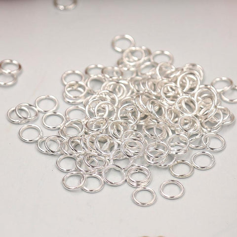 Sterling Silver Open Jump Ring Silver DIY Jewelry 925 silver findings opening rings