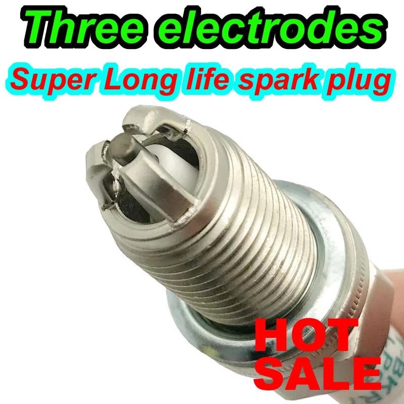 4pcs LPG CNG LNG Spark Plug ET-BKR7-LPG FOR IK20TT VK20 BKR6EIX-AM00107-Veeddydropshipping