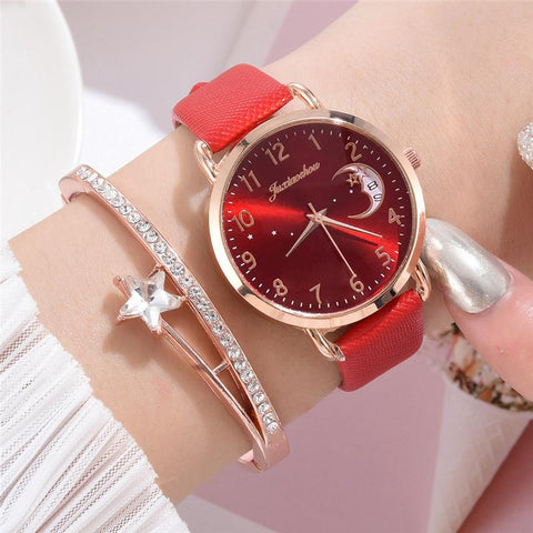 Women Fashion White Watch Quartz Wristwatches Clock-JW00953-Veeddydropshipping