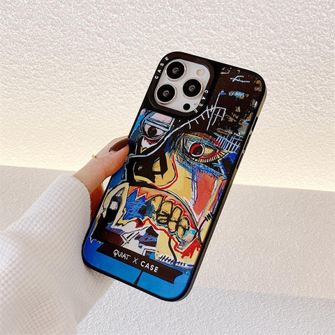 2022 New Ins Net Red Niche Personality Graffiti Line Anti-Fall Phone Case-PA00195-Veeddydropshipping
