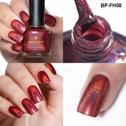 Holographic Nail Polish Rainbow Polish 6ml Laser Varnish Shining -BH01013-Veeddydropshipping