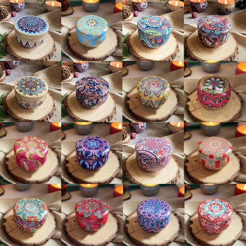 Scented Flower Candle Fragrance Candle-HA00348-Veeddydropshipping