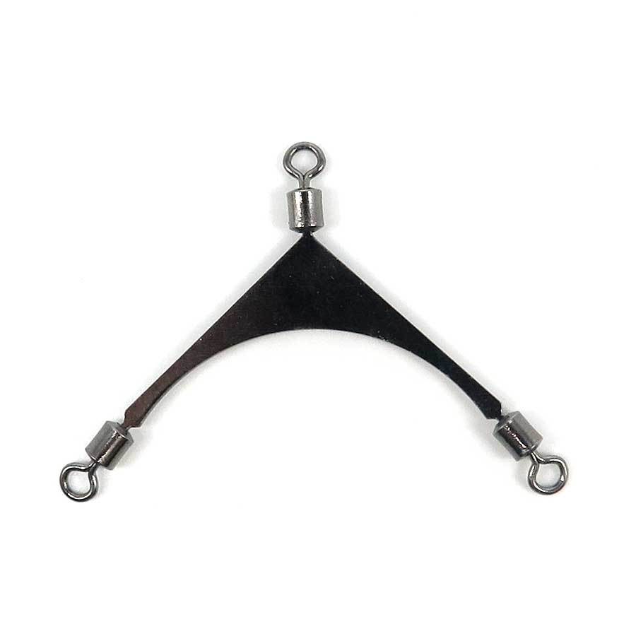 25 PCS/Lot 3 Ways Fishing Swivels Swivel Snap Line Splitter Fishing Accessories-OS00439-Veeddydropshipping