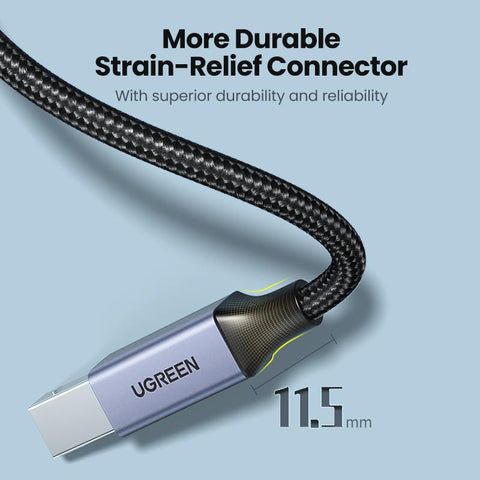USB C to USB Type B 2.0 Cable for New MacBook Pro HP Canon Brother Epson-CE00401-Veeddydropshipping