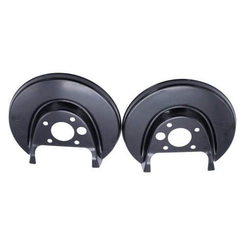 Set of 2 Brake Backing Plates Black Anchor Cover Splash Plates Fits for Audi-AM00187-Veeddydropshipping
