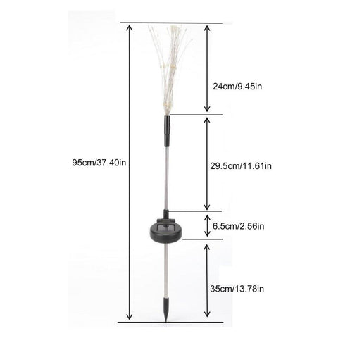 Solar Fireworks Lamp Outdoor Grass Globe Dandelion Flash String Fairy-TI00805-Veeddydropshipping