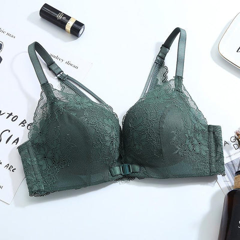 Sexy Floral Lace Front Closure Bras-WF00917-Veeddydropshipping