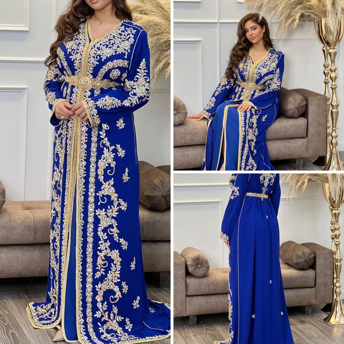 Caftan Evening Dresses Lace Prom Dress-WF01593-Veeddydropshipping