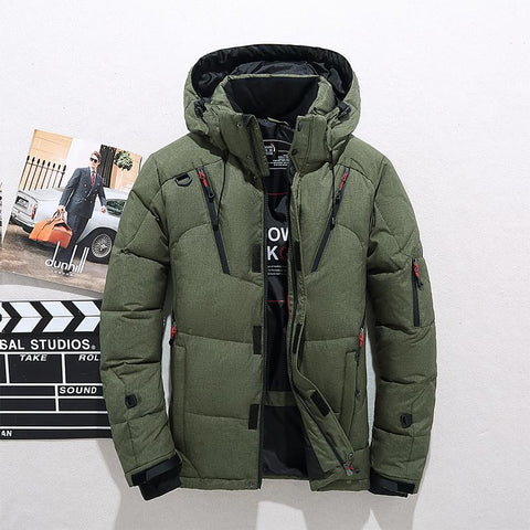 Jacket Men Winter Warm Men Jacket Coat White Duck-Veeddydropshipping
