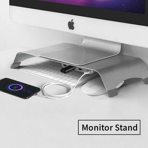 Universal Monitor Stand Holder Aluminum Alloy Stand Office-Veeddydropshipping