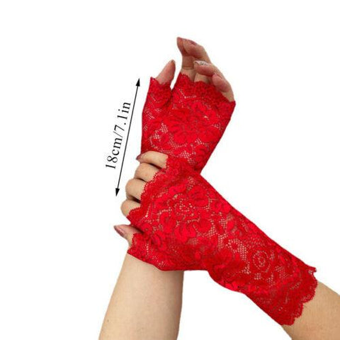 Women Sexy Lace Gloves Ladies-WF01085-Veeddydropshipping