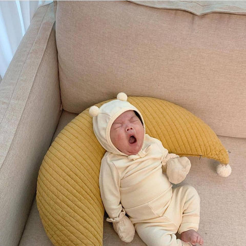 Child Pillow Moon Shape Detachable Nursing Baby Head Cushion Photo Props-TB00810-Veeddydropshipping