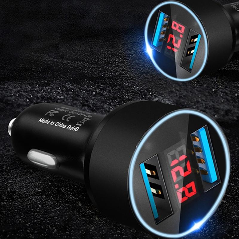 3A Dual USB Car Charger Fast Charging Adapter For Samsung-PA01166-Veeddydropshipping