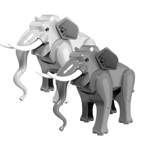 Animal Series Elephant Jungle Zoo Cute Figures Model Building Blocks-TB01499-Veeddydropshipping