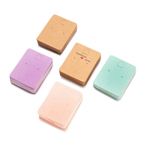 50pcs Paper Display Stand Cards Earring Showcase Packaging -JW01672-Veeddydropshipping