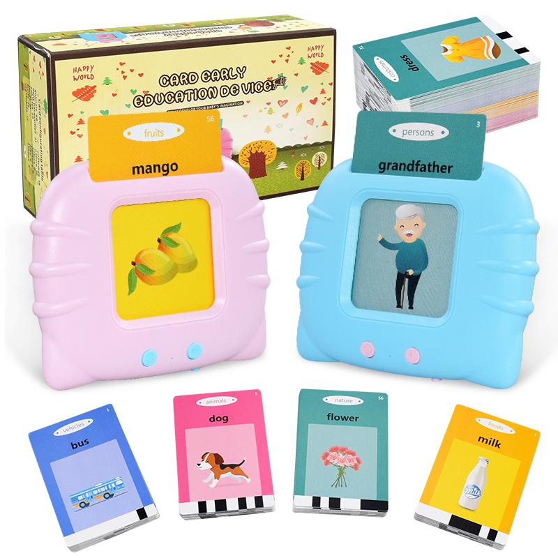 Kids Audio Electronic Cards Book Cognitive Talking Flash Cards Early Education-TB00496-Veeddydropshipping
