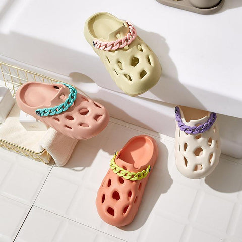 Platform Shoes Soft EVA Lovers Home Outdoor Slides-BS01147-Veeddydropshipping