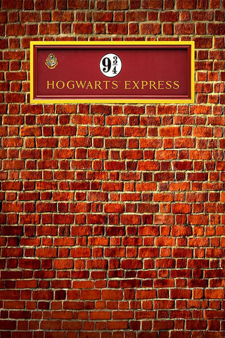 Red Brick Wall Witch backdrop Photographic Backgrounds Photophone Magic -CE00491-Veeddydropshipping